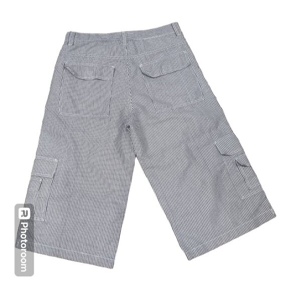 Men's Pinstripe Cargo Short Size 36 - Picture 2 of 6